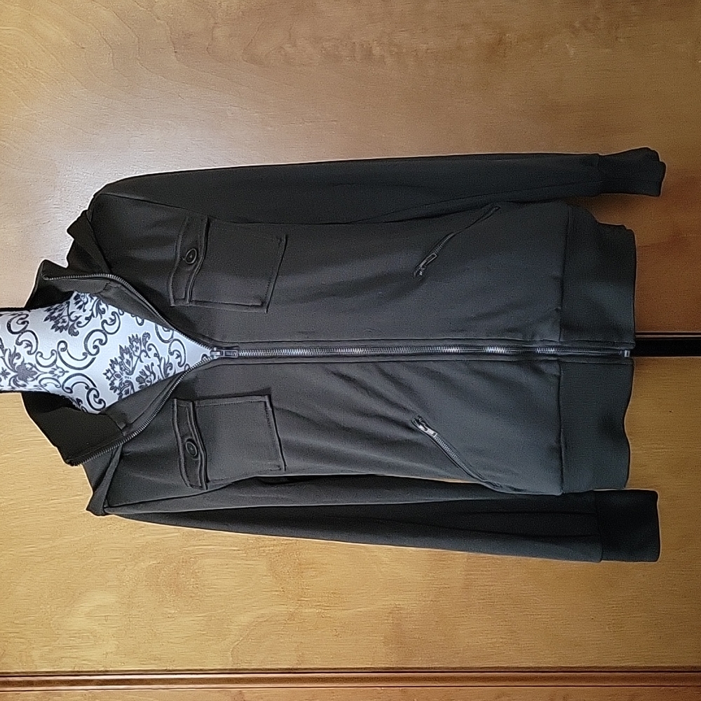 BDG Olive Zip-up Hoodie